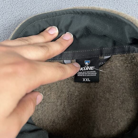 KUHL Interceptr Jacket Mens 2XL Gray Full Zip Fleece Hiking Outdoor Pockets - Picture 2 of 8